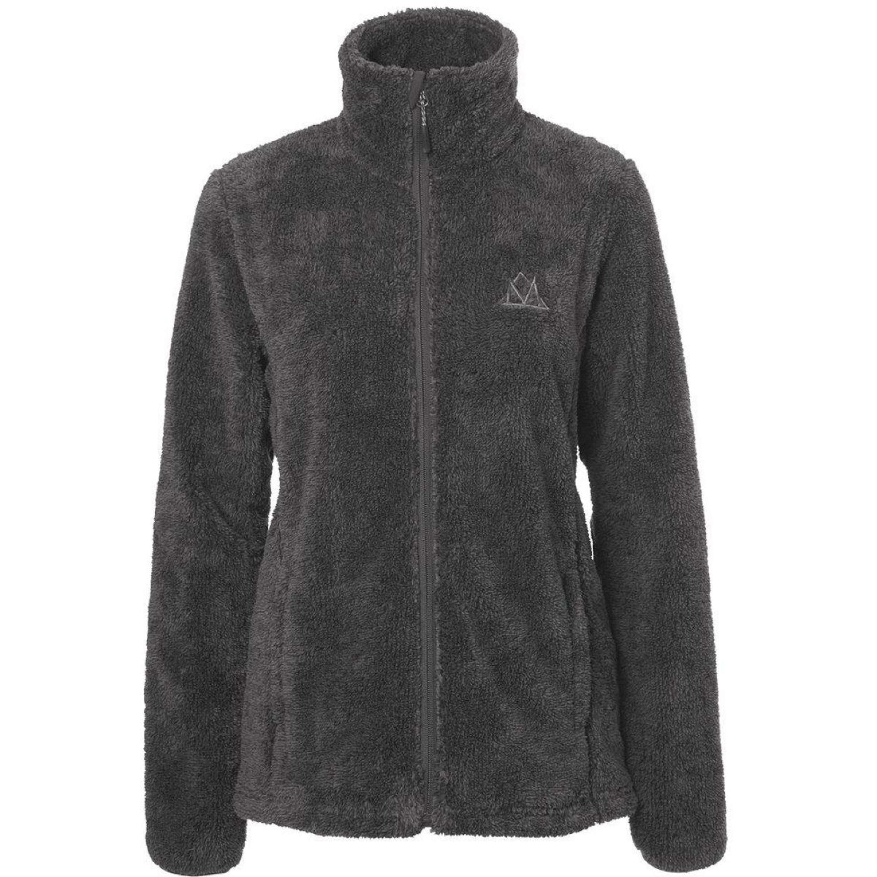 Mountain Horse Bluza Z Kapturem I Zamkiem Fuzzy Fleece Szary