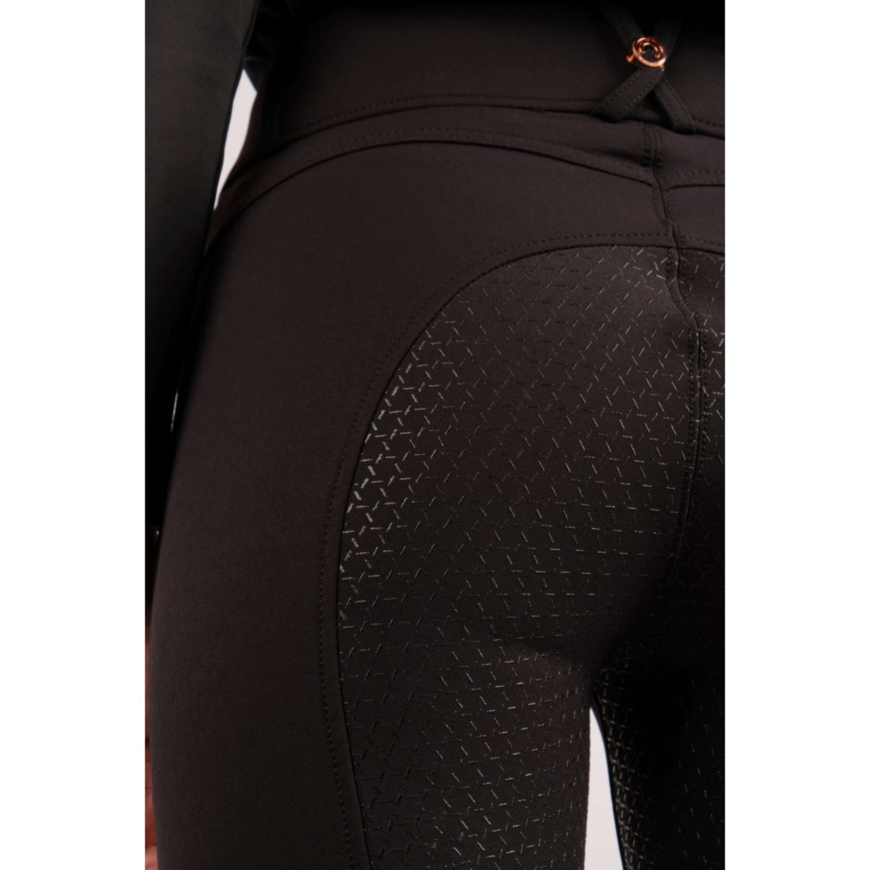 Montar Bryczesy Molly Rosegold Highwaist Full Grip Czarny