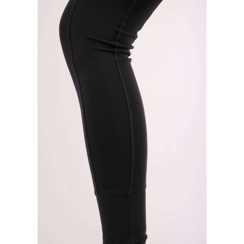 Montar Legginsy Jeździeckie Selena Pull On Full Grip Czarny