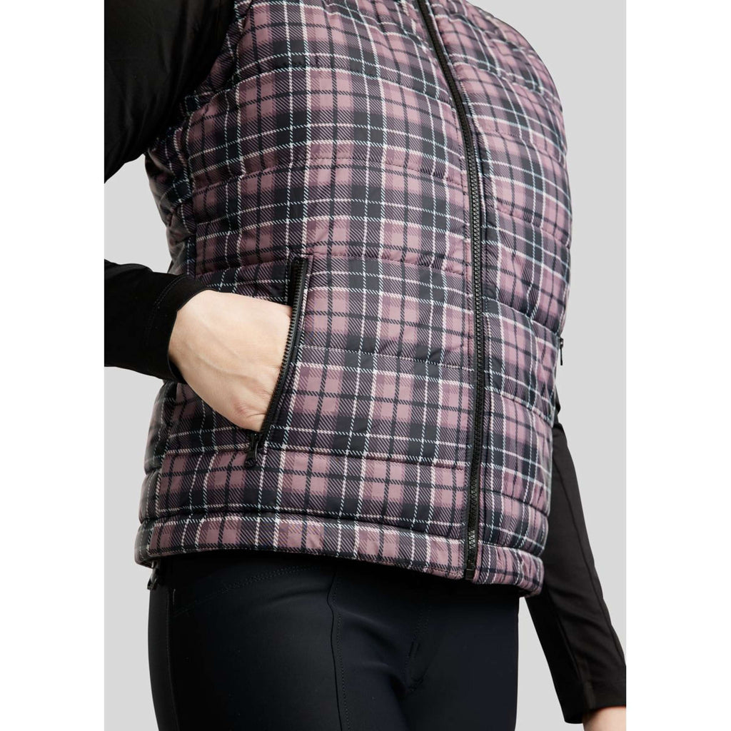 Montar Bezrękawnik Ocieplający MoCheri Reversible Black Peony