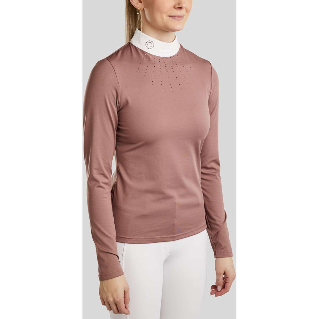 Montar Koszulka Konkursowa MoEmilia Długie Rękawy Dusty Rose