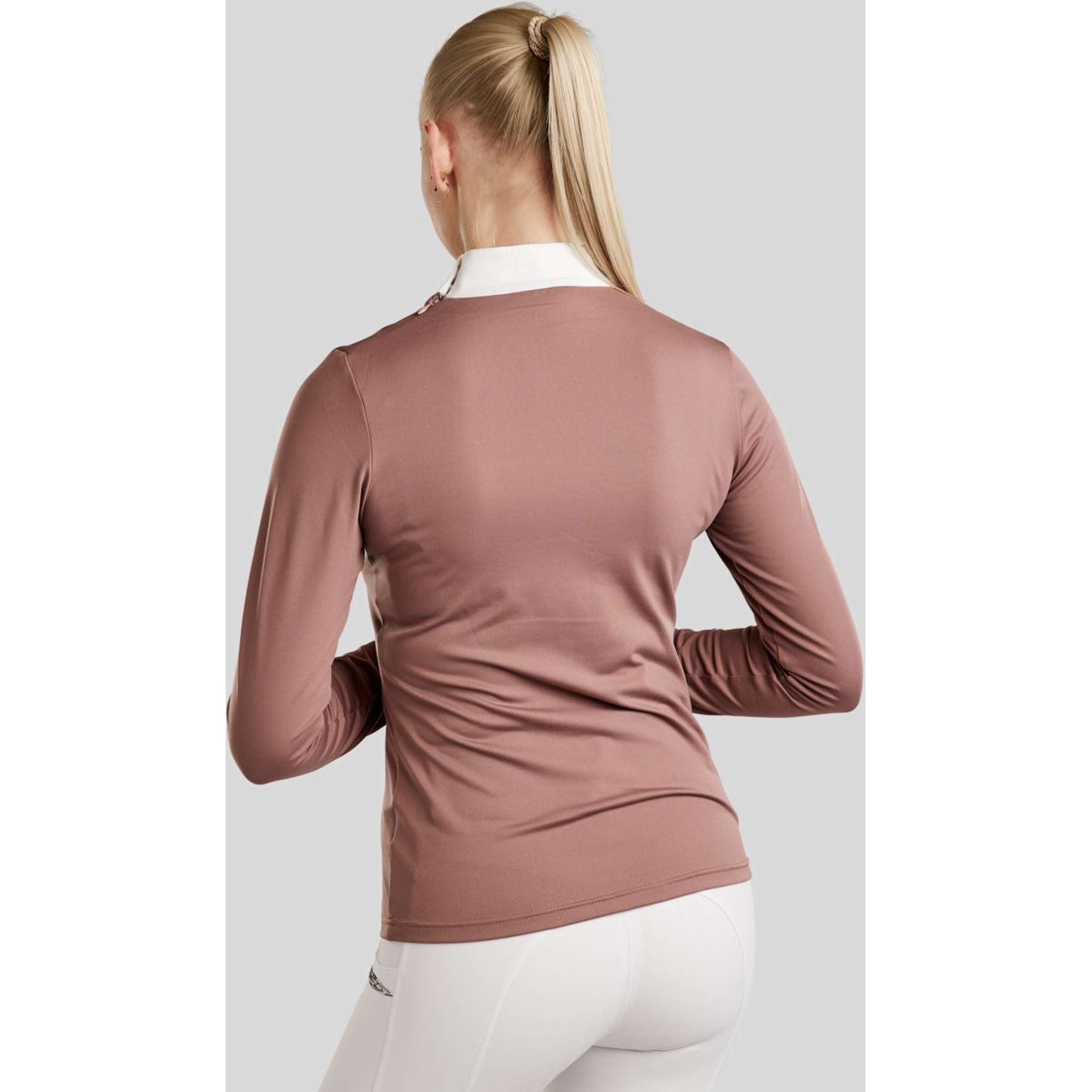 Montar Koszulka Konkursowa MoEmilia Długie Rękawy Dusty Rose