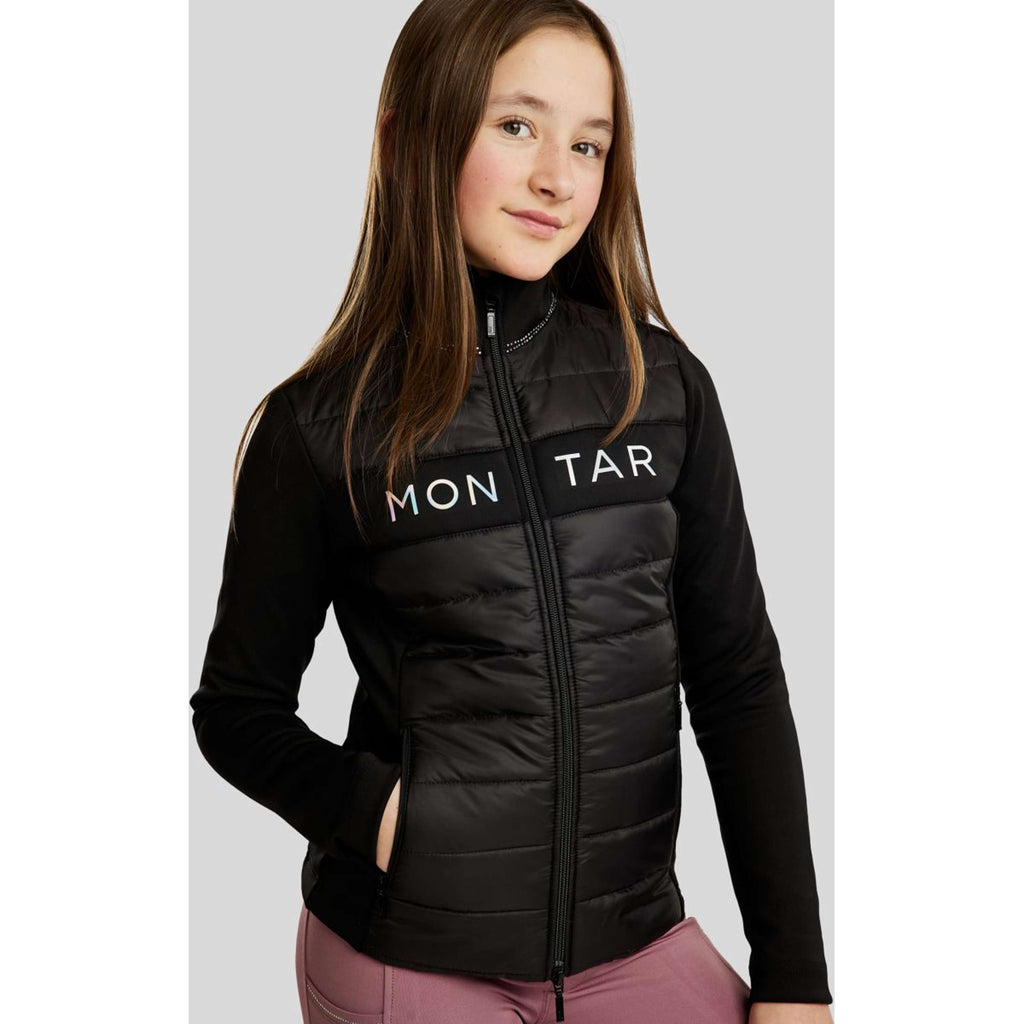 Montar Bluza Z Kapturem I Zamkiem MoCha Czarny