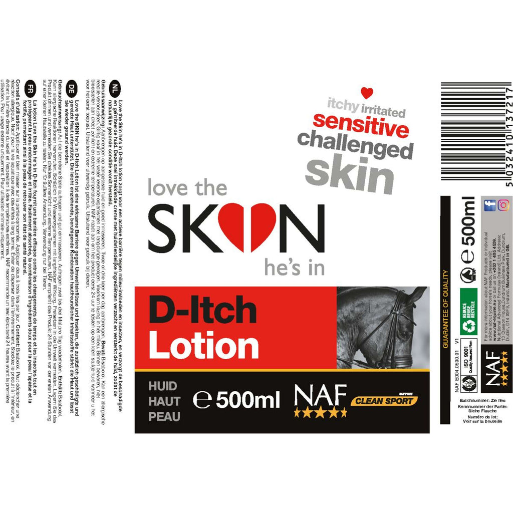 NAF Love the SKIN he’s in D Itch Lotion
