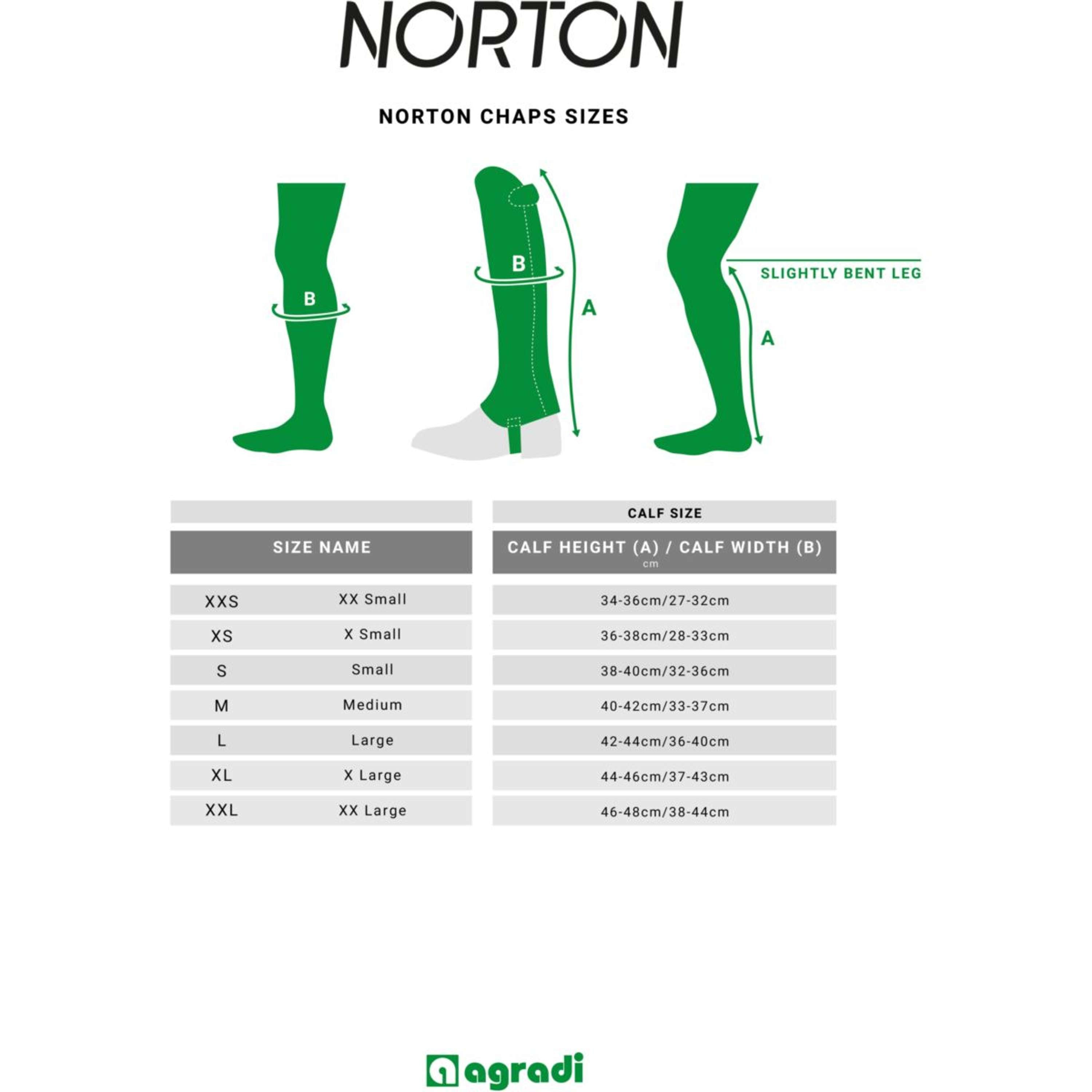 Norton Chaps Bright Czarny
