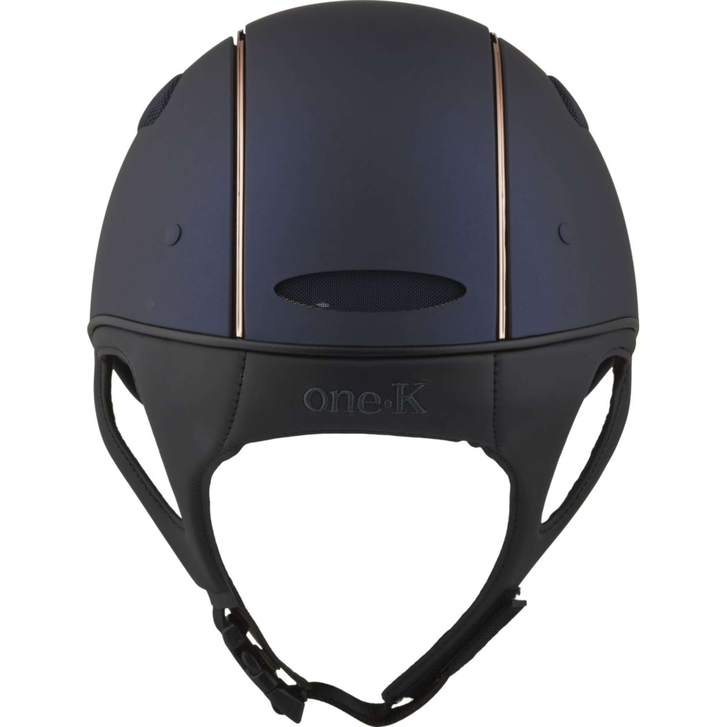 OneK Kask Jeździecki Defender Pro Matt Rosegold Lina Granatowy
