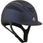 Kask jeździecki OneK Defender Pro Matt Rosegold Lina Granatowy