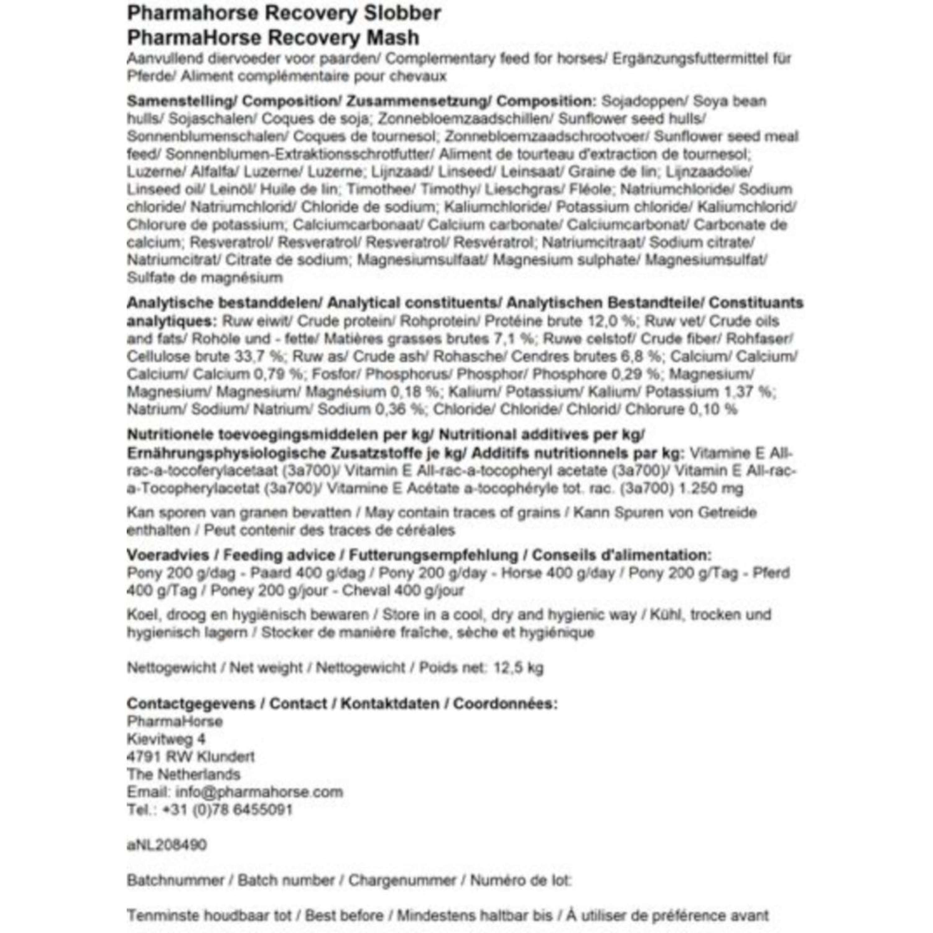 PharmaHorse Papka Recovery