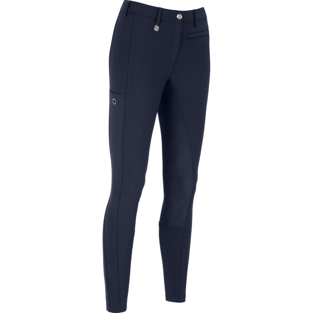 Pikeur Bryczesy New Lugana McCrown Pełny Lej Midwaist Granatowe