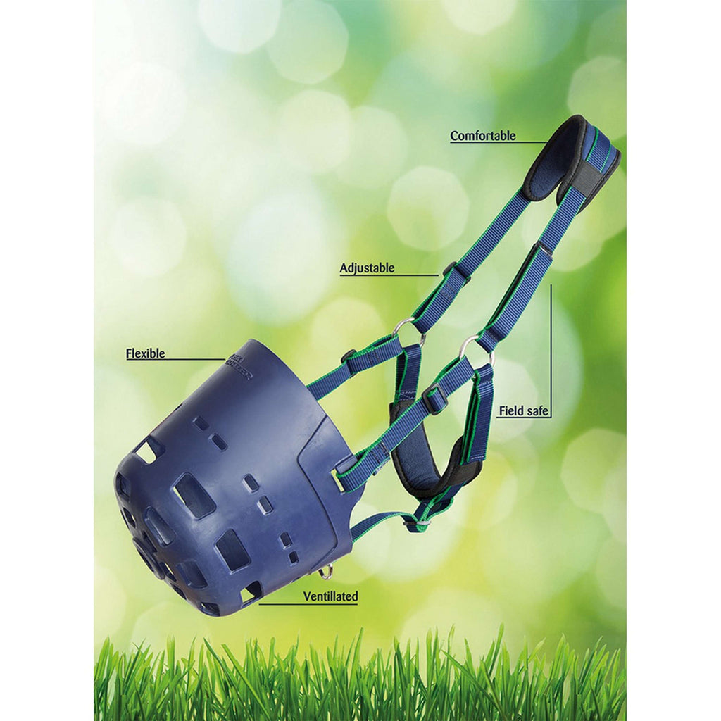 Flexi-Grazer by Shires Maska Pastwiskowa Ciemnoniebieski