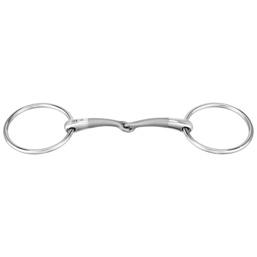 Wędzidło pojedynczo łamane Sprenger Satinox z luźnymi pierścieniami, 12 mm, stal nierdzewna