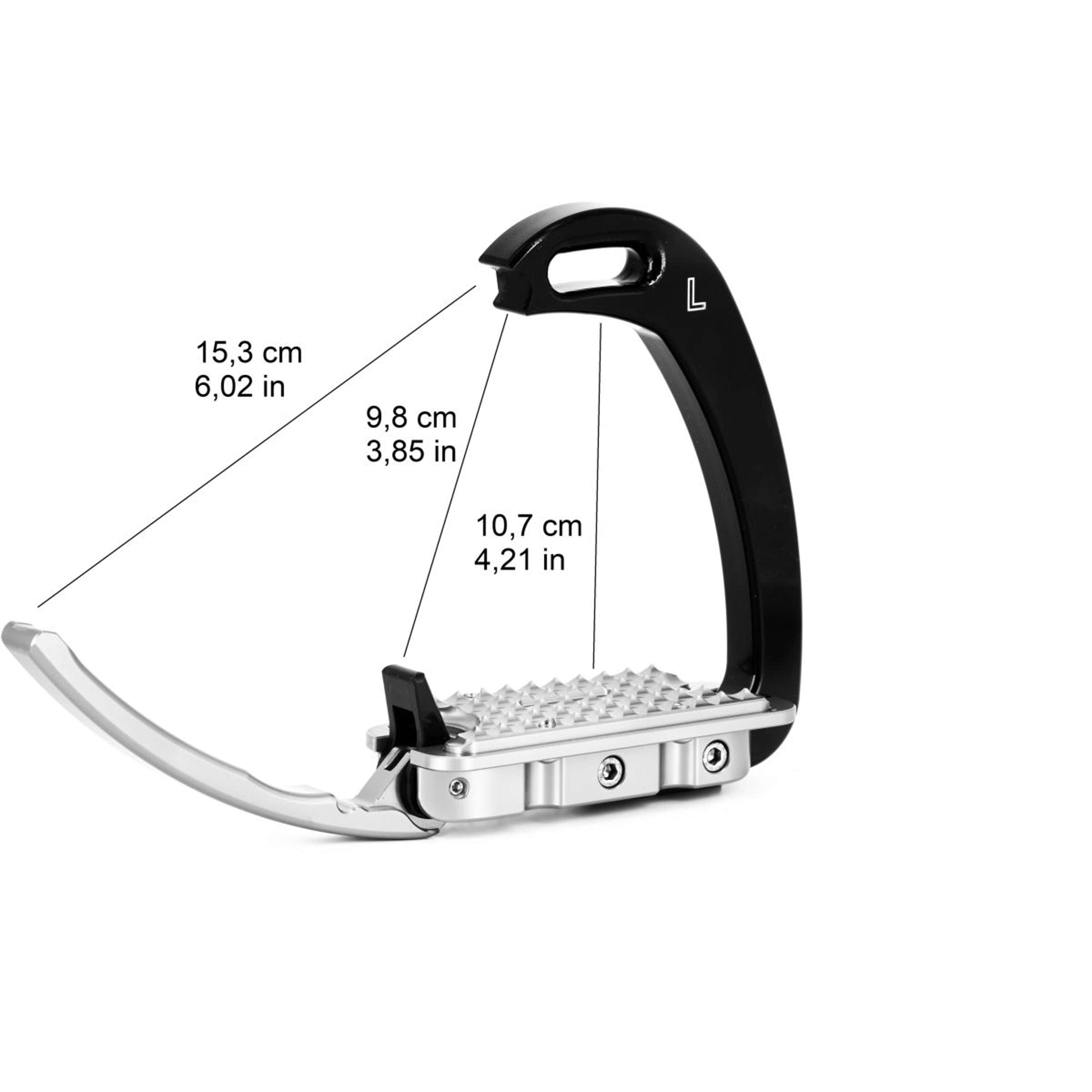 Tech Stirrups Strzemiona Venice Dziecięcy/Dzieci Czarny/Tytanowy