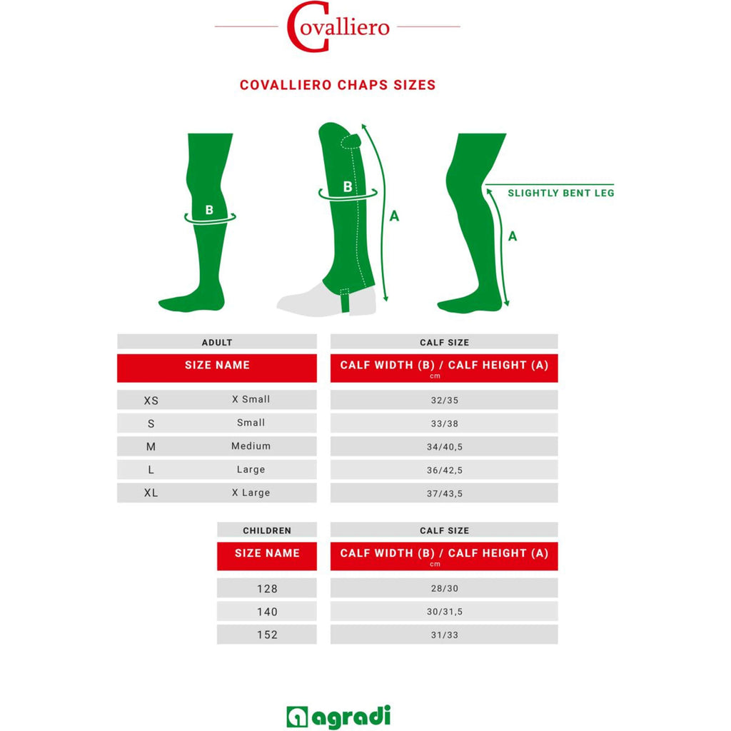 Covalliero Chaps Classic Stretch Czarny