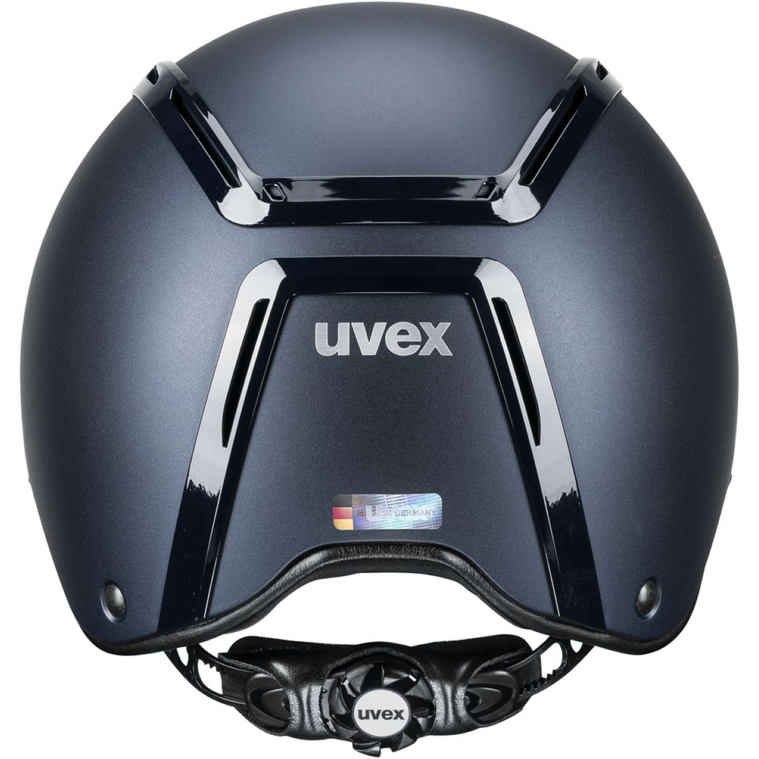 Kask jeździecki Uvex Exxeed Active granatowy