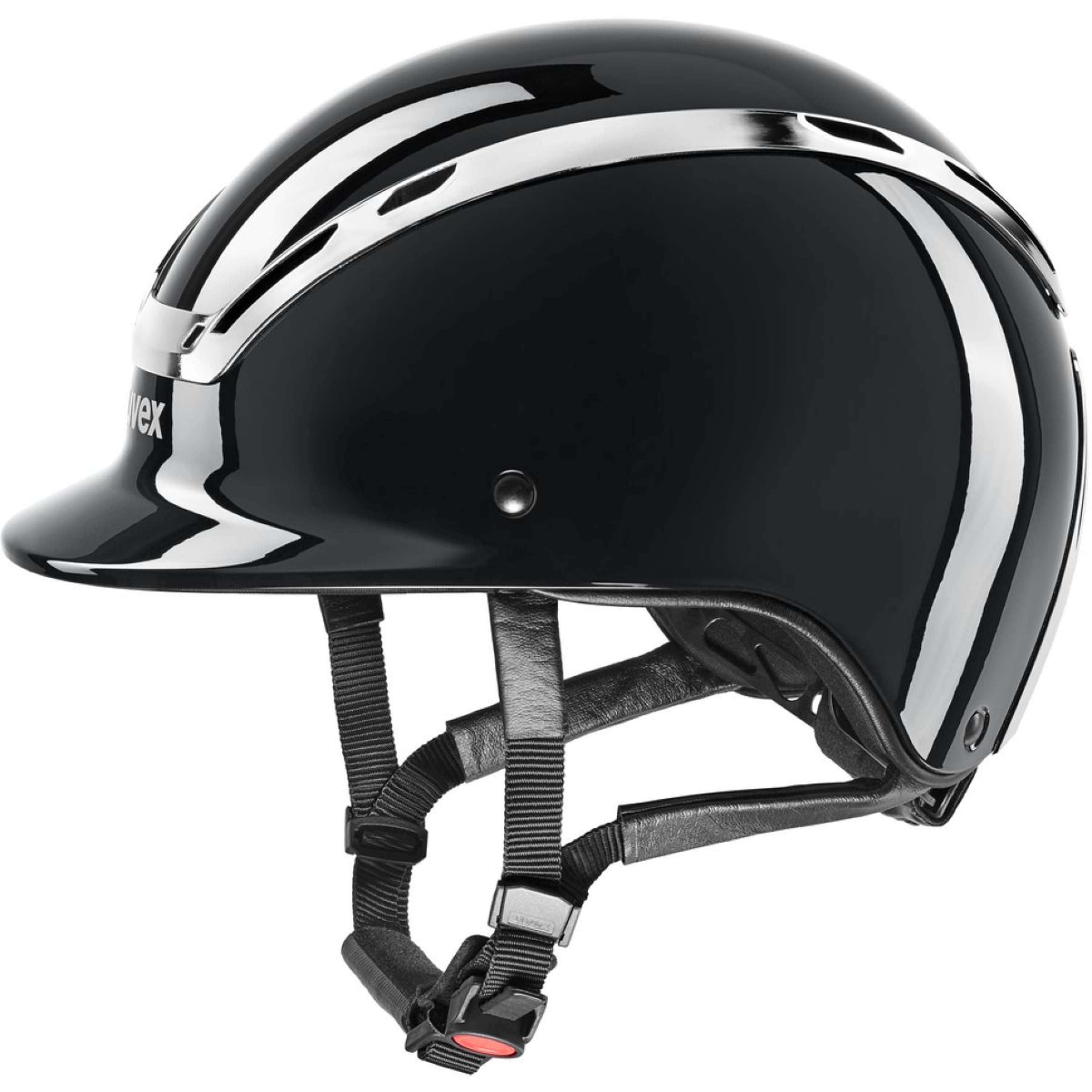 Uvex Kask Jeździecki Exxeed Shiny Chrome Czarny