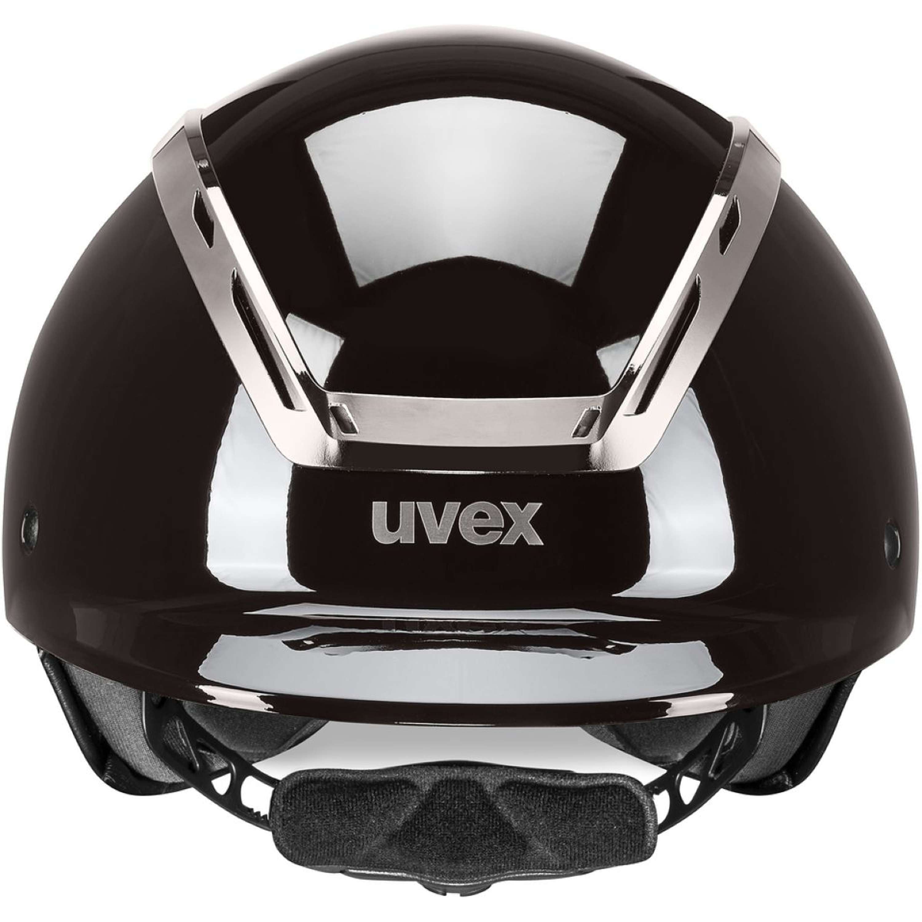 Uvex Kask Jeździecki Exxeed Shiny Chrome Mocca