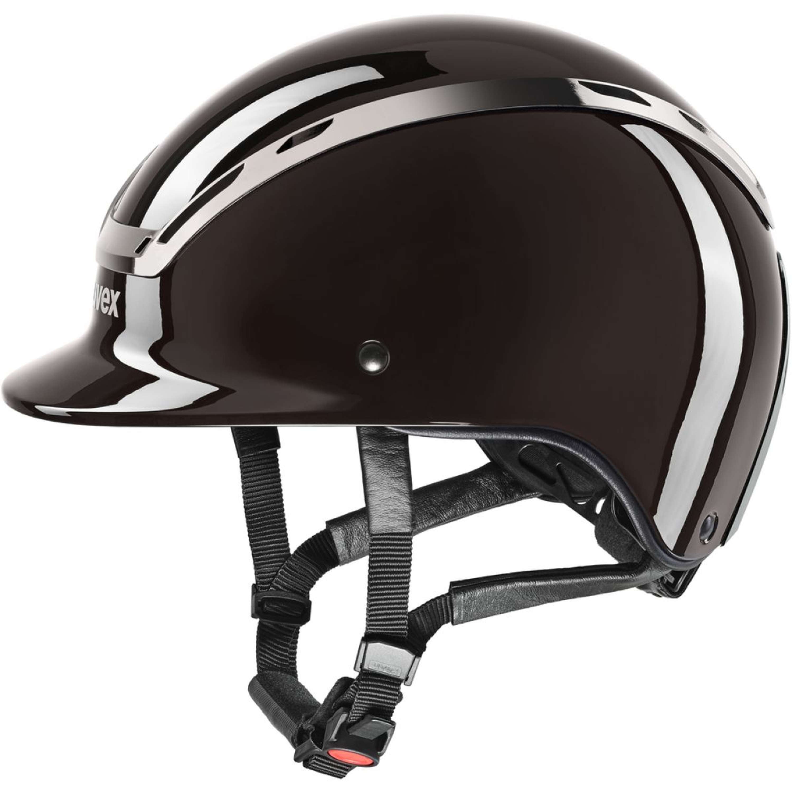Uvex Kask Jeździecki Exxeed Shiny Chrome Mocca