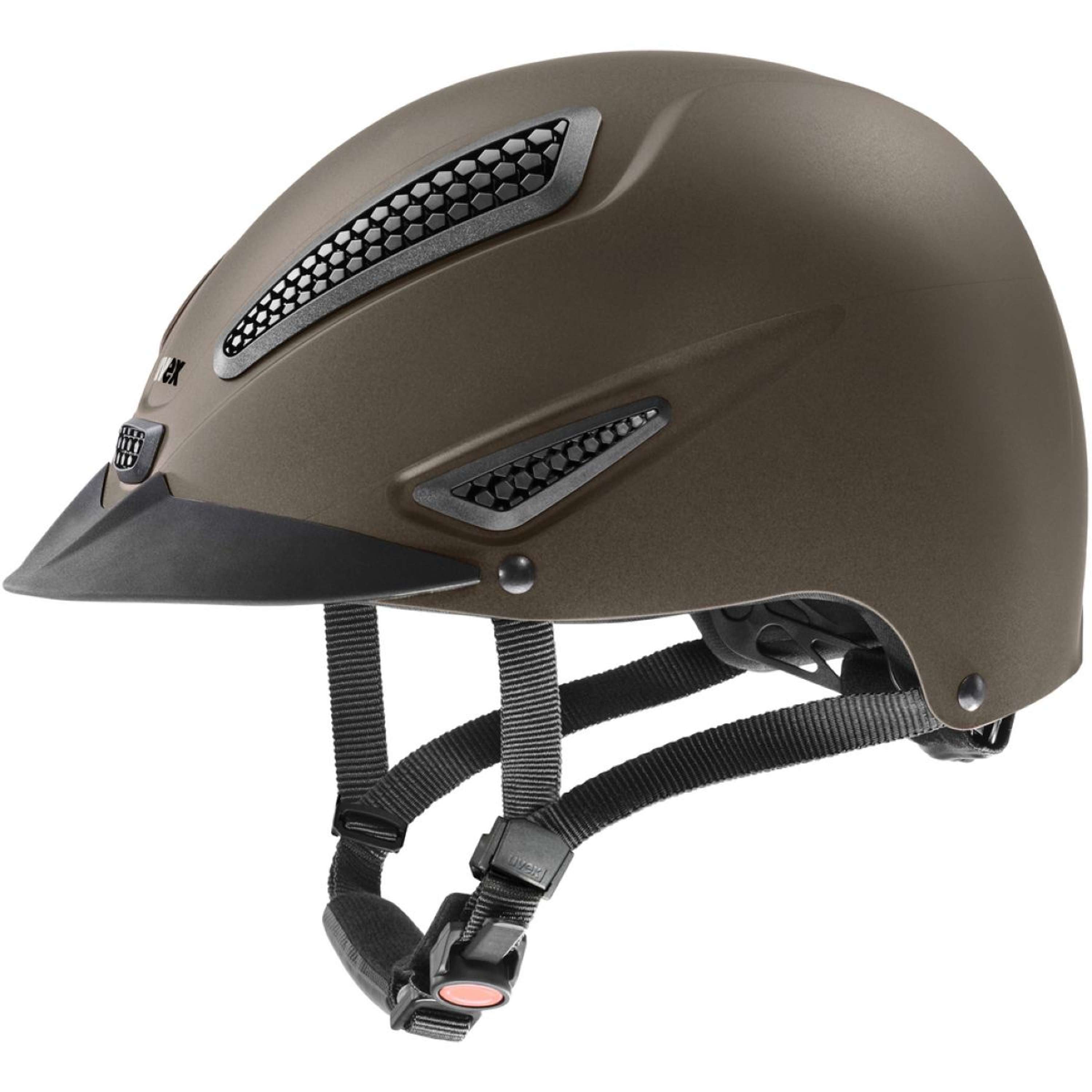Uvex Kask Jeździecki Perfexxion III Matowy Brązowy