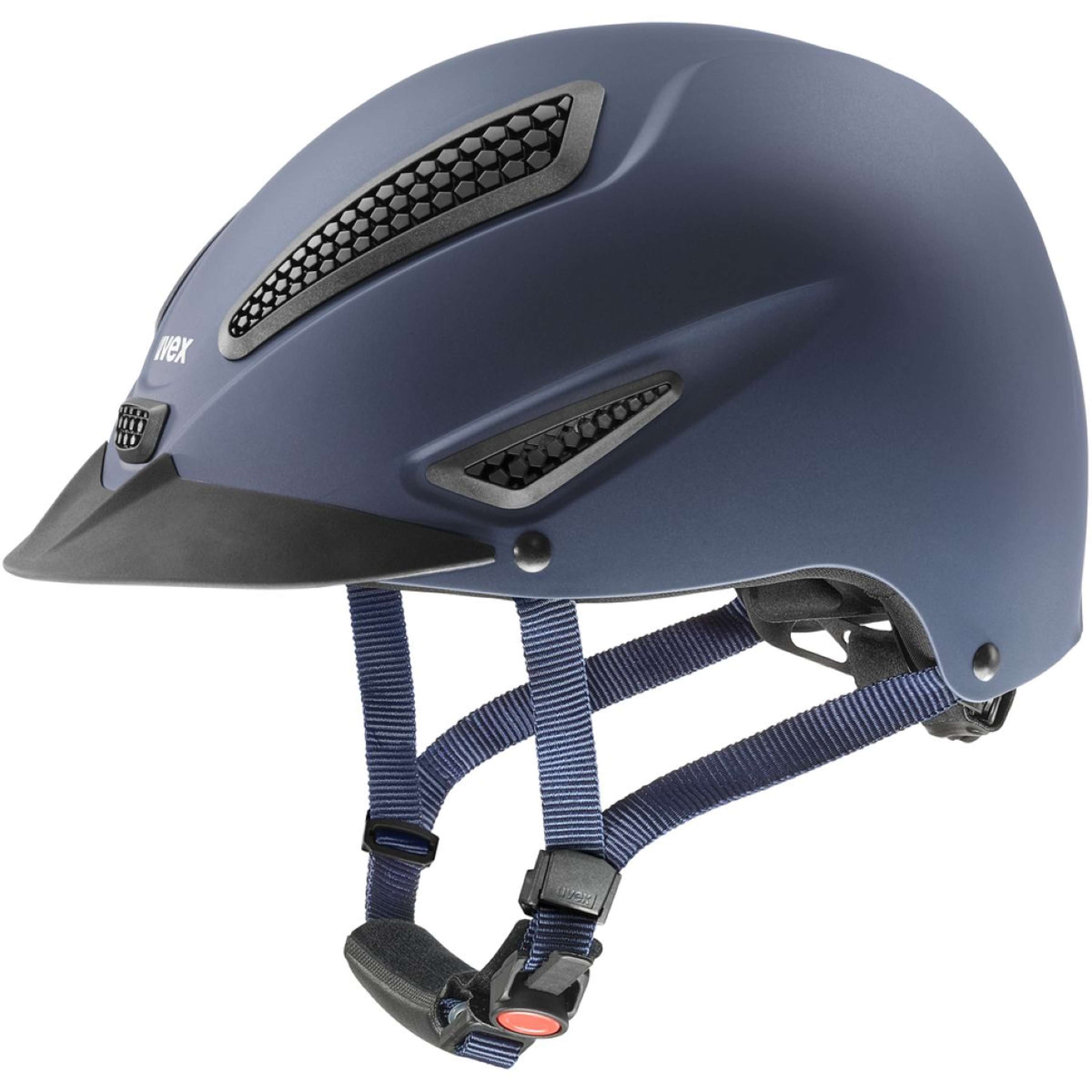 Kask jeździecki Uvex Perfexxion III matowy niebieski