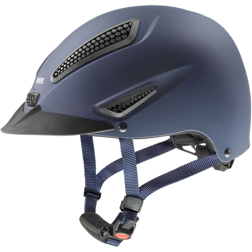 Kask jeździecki Uvex Perfexxion III matowy niebieski