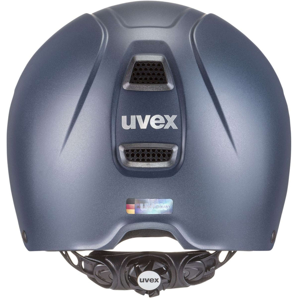 Kask jeździecki Uvex Perfexxion III matowy niebieski