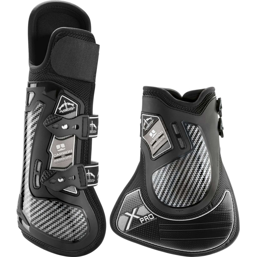 Veredus Ochraniacze na ścięgna Carbon Gel Absolute X Pro przód czarne