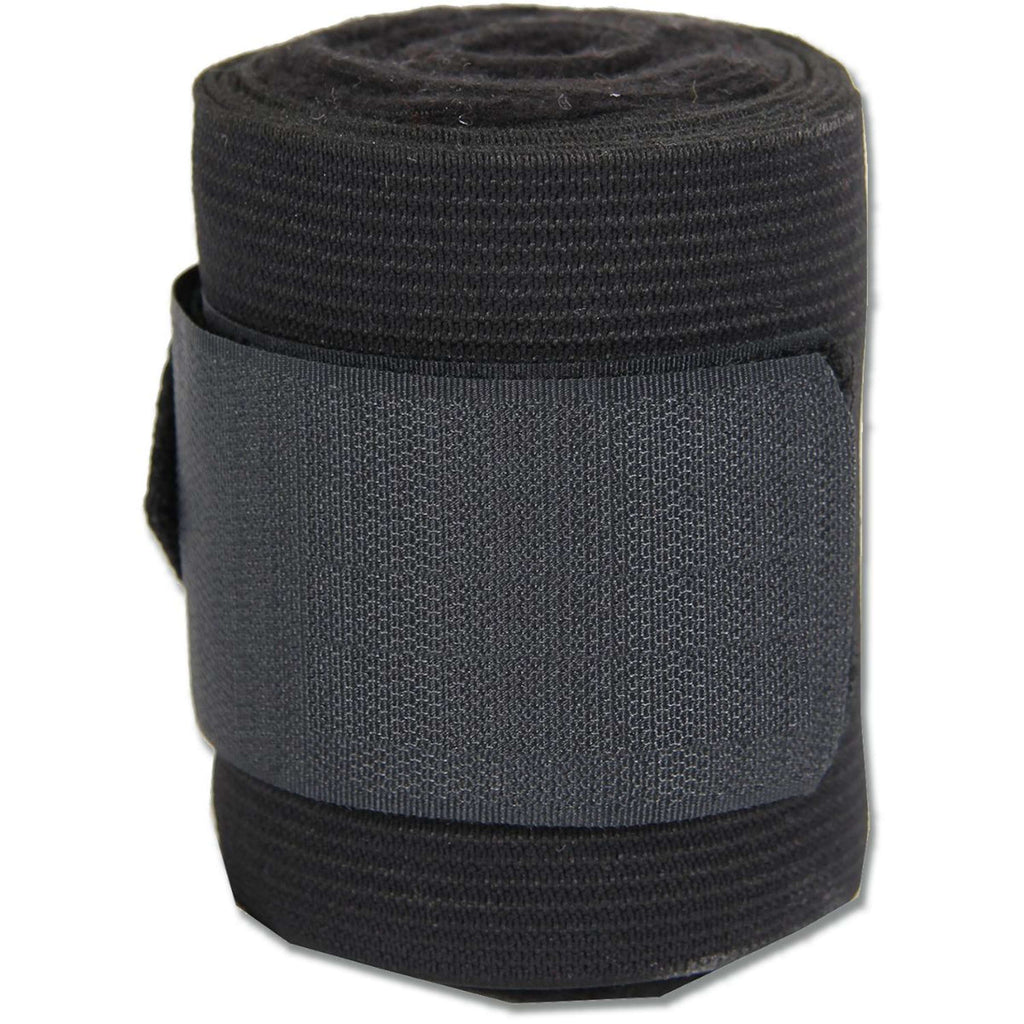 Owijki dla koni Waldhausen Elastic/Fleece 4 szt. czarne