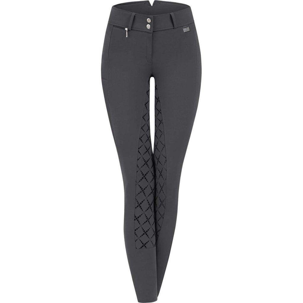 ELT Bryczesy Micro Sport High Waist Silikon Asfaltowy