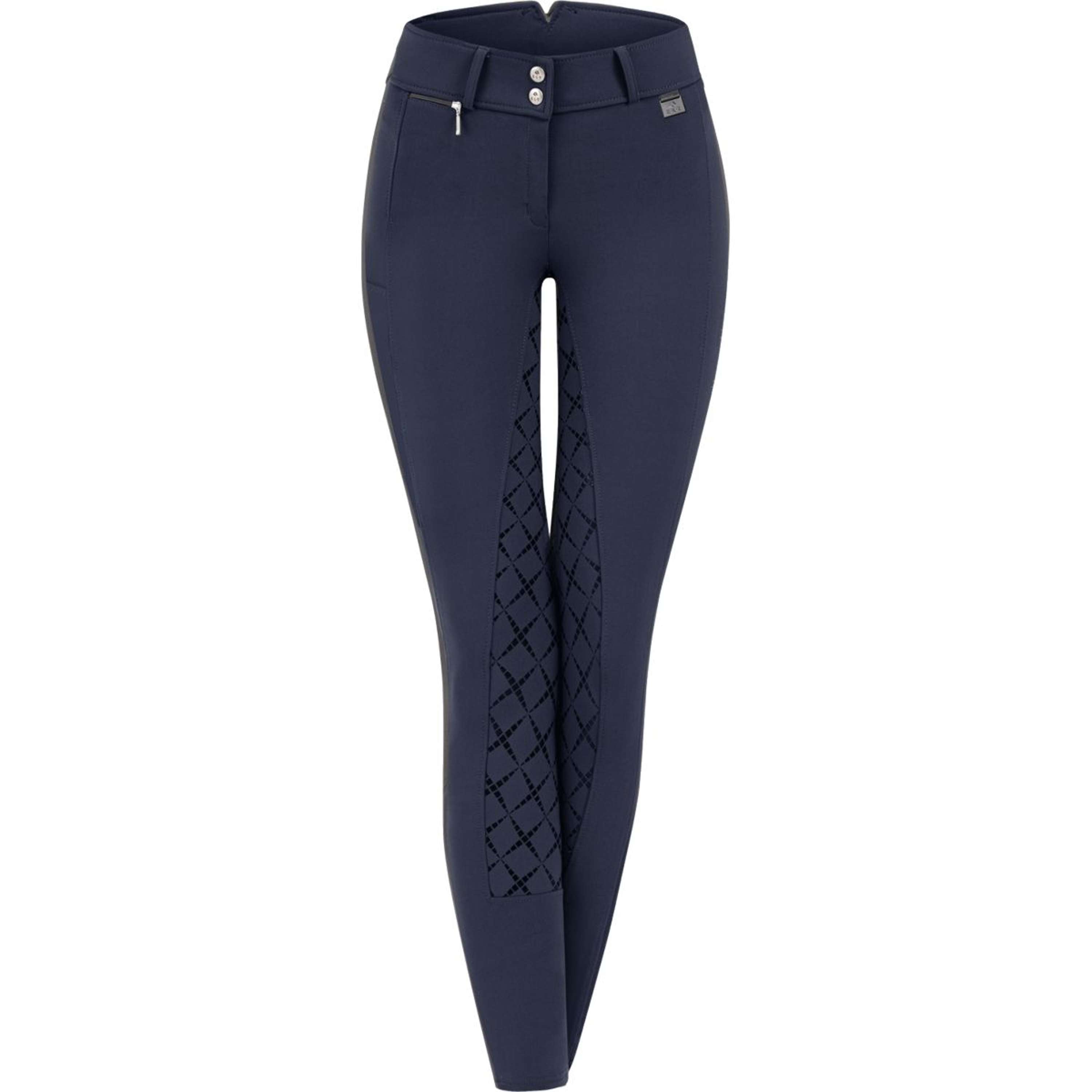 ELT Bryczesy Micro Sport High Waist Silikon Nightblue