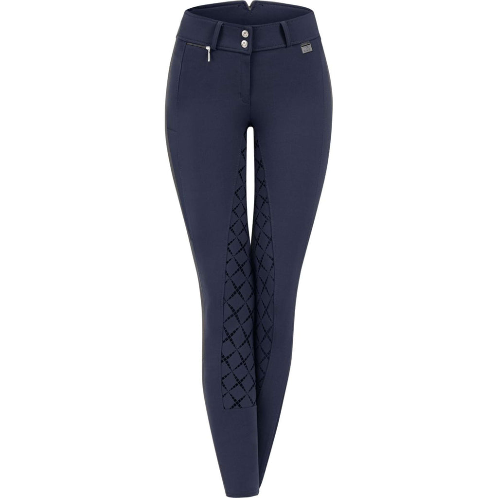 ELT Bryczesy Micro Sport High Waist Silikon Nightblue
