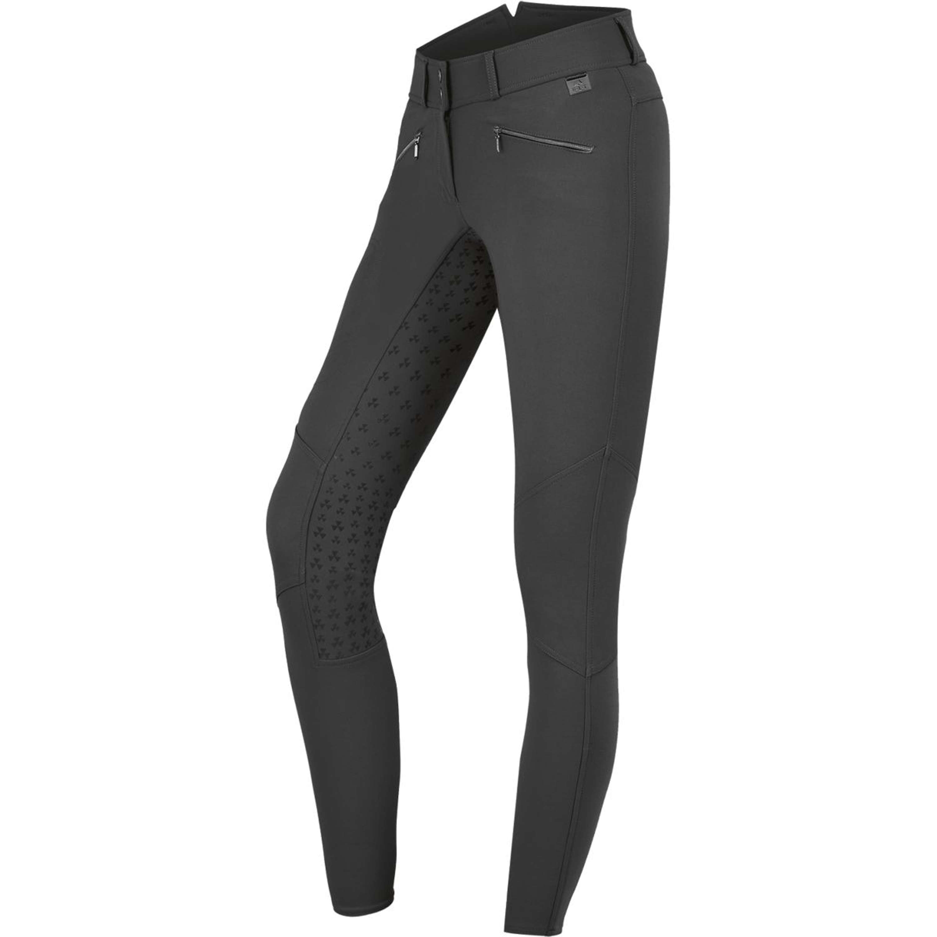 ELT Bryczesy Hella High Waist z silikonowym lejem asfaltowe