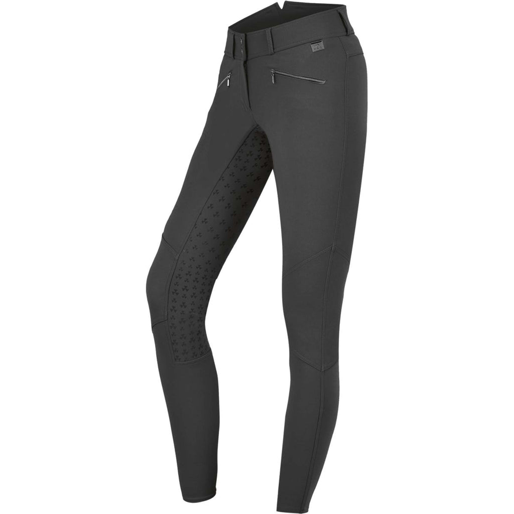 ELT Bryczesy Hella High Waist z silikonowym lejem asfaltowe
