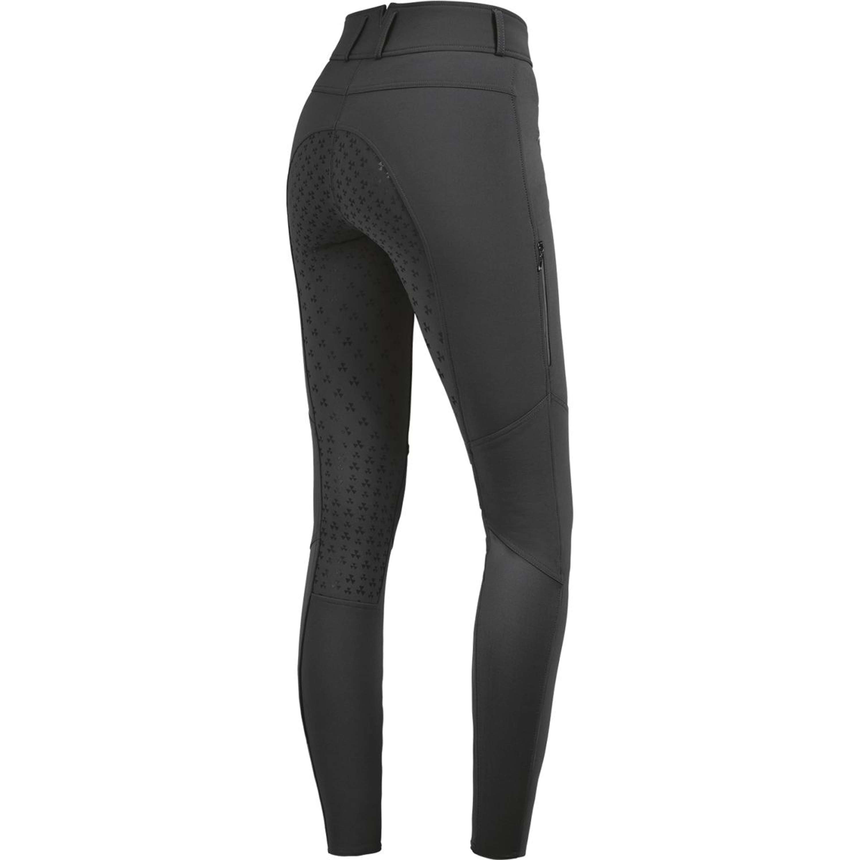 ELT Bryczesy Hella High Waist z silikonowym lejem asfaltowe