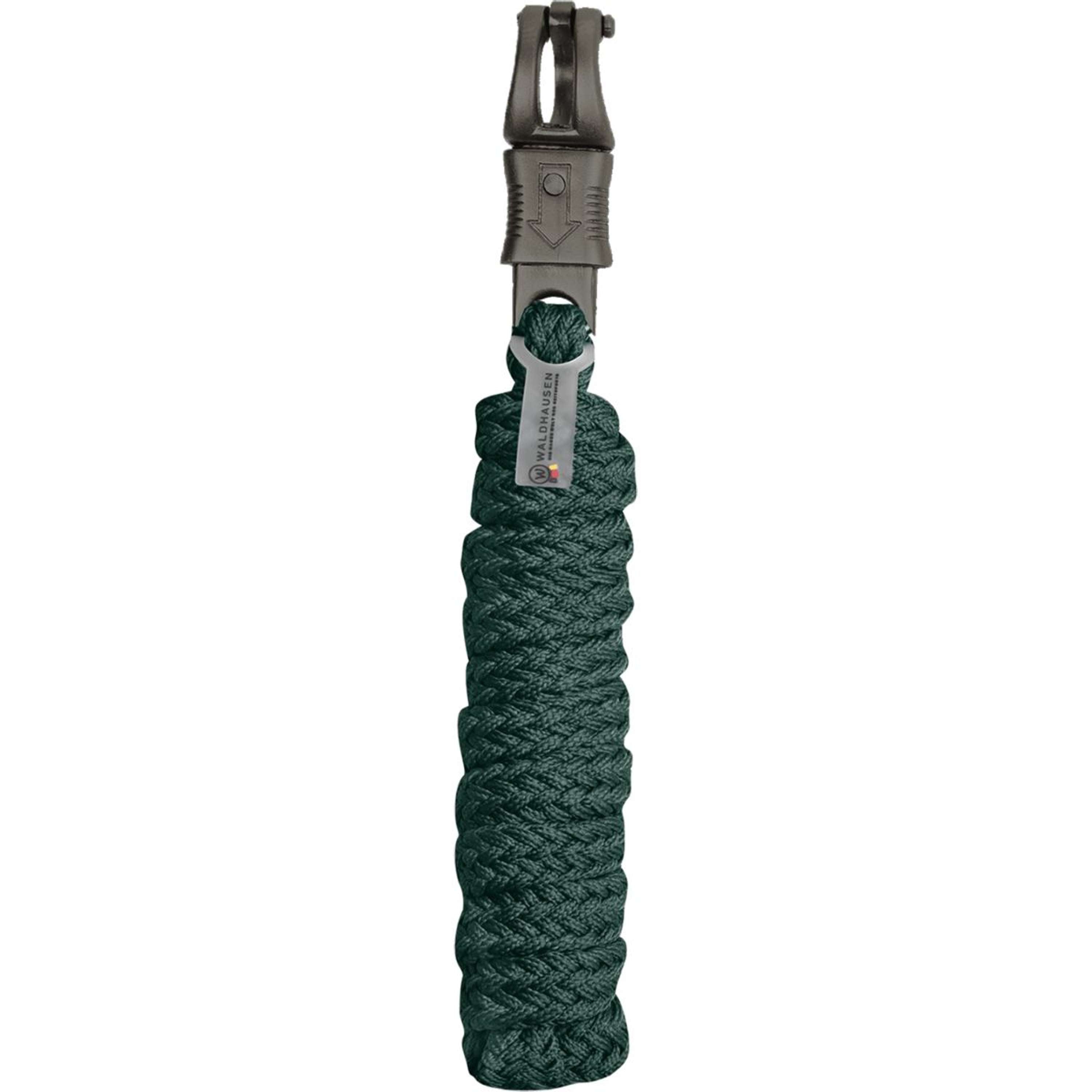 Uwiąz dla konia Waldhausen Lina Do Prowadzenia Gloomy z Hakiem Bezpieczeństwa, zielony (Fir Green)