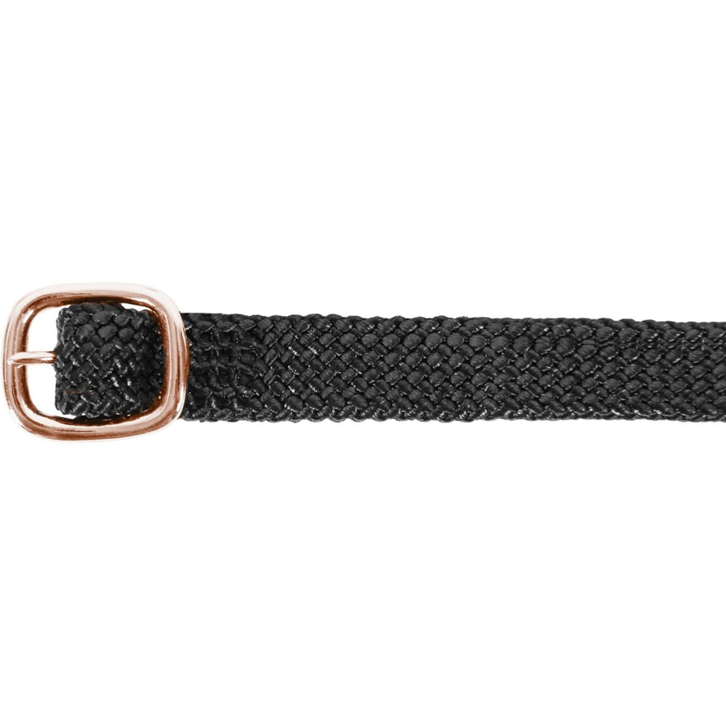 Waldhausen Paski Do Ostróg Premium Nylon Czarny/Różowozłoty