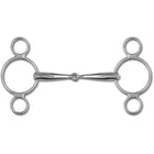 Wędzidło oliwkowe Waldhausen 16 mm, 3 pierścienie