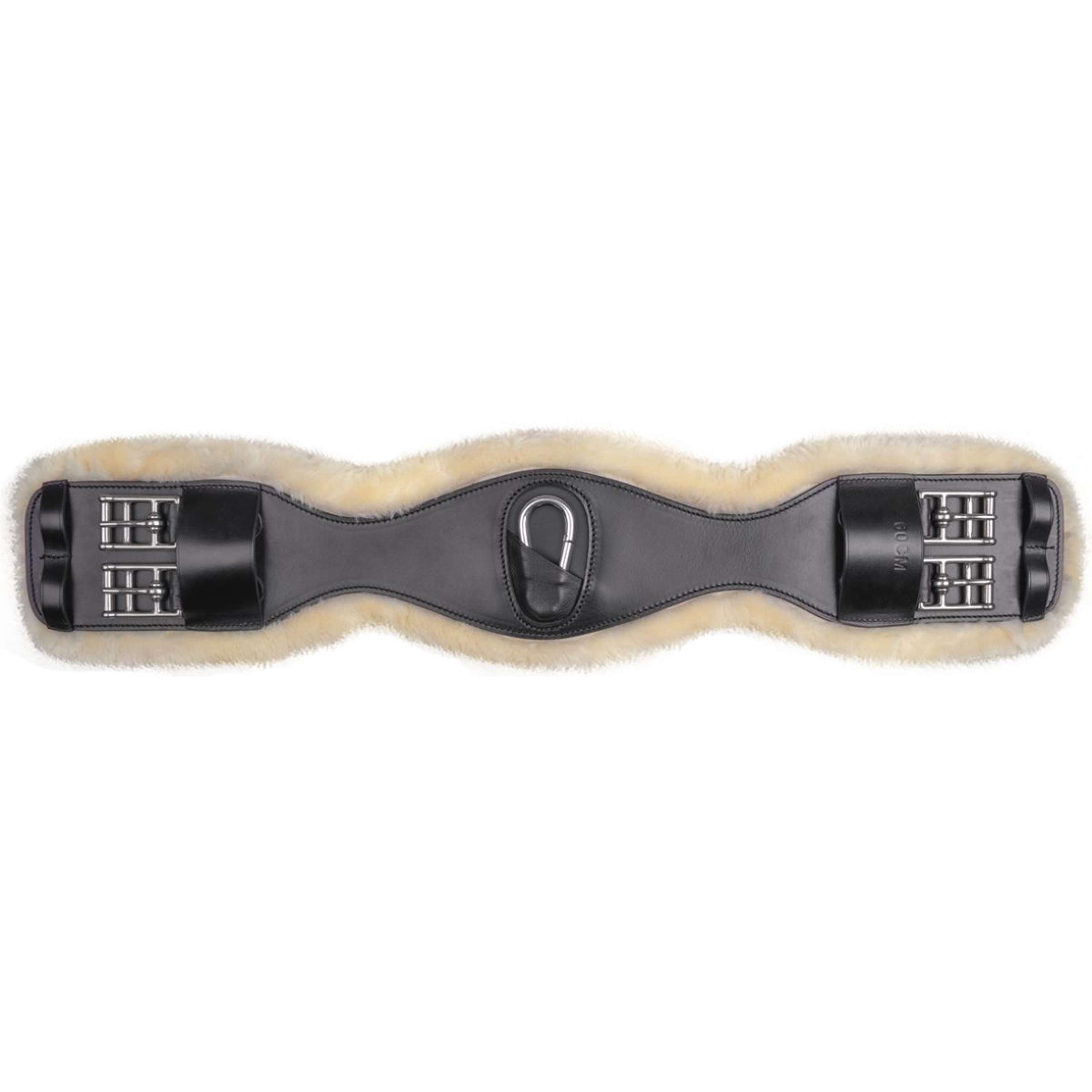 Waldhausen Popręg Leather ECO Wool Krótki Czarny