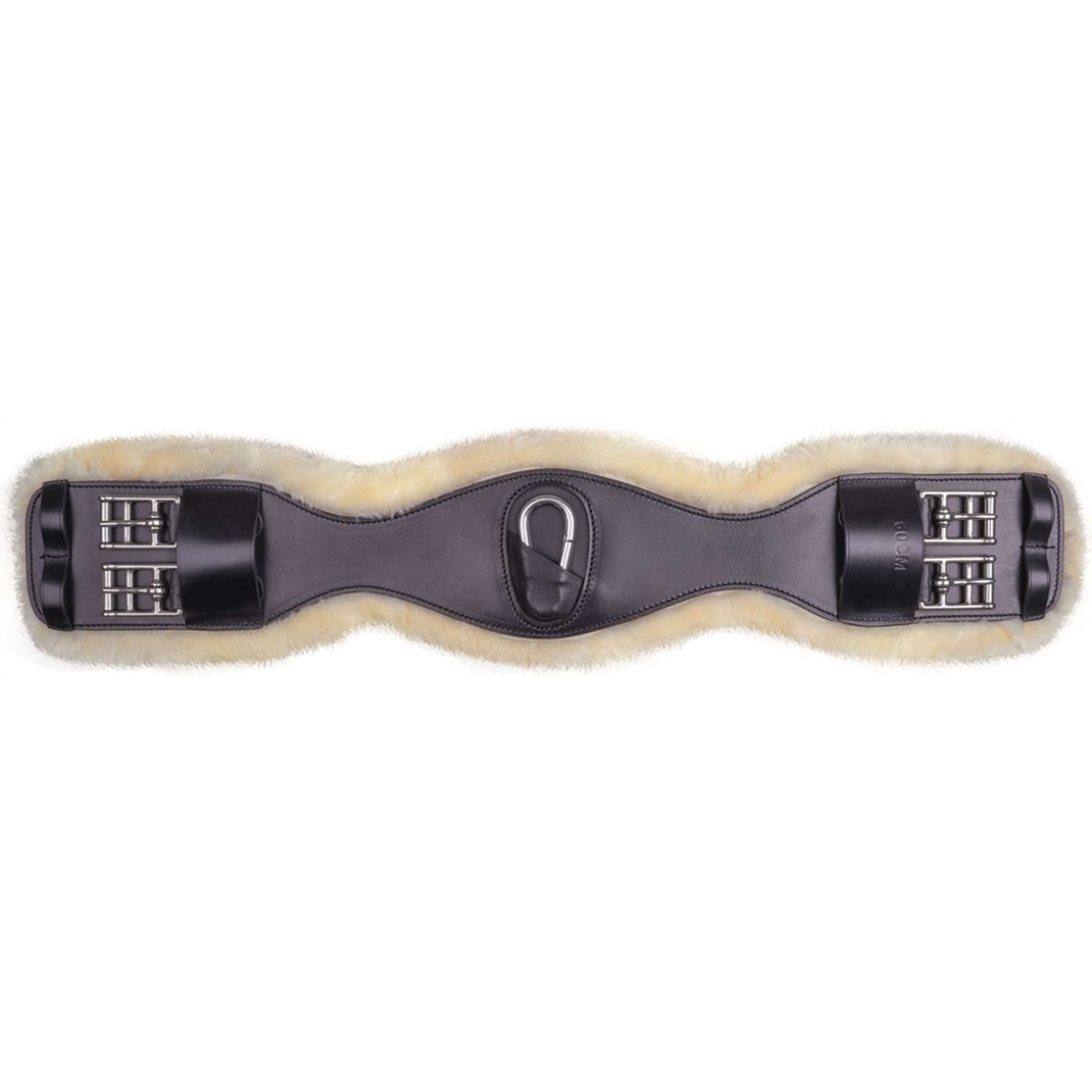 Waldhausen Popręg Leather ECO Wool Krótki Brązowy