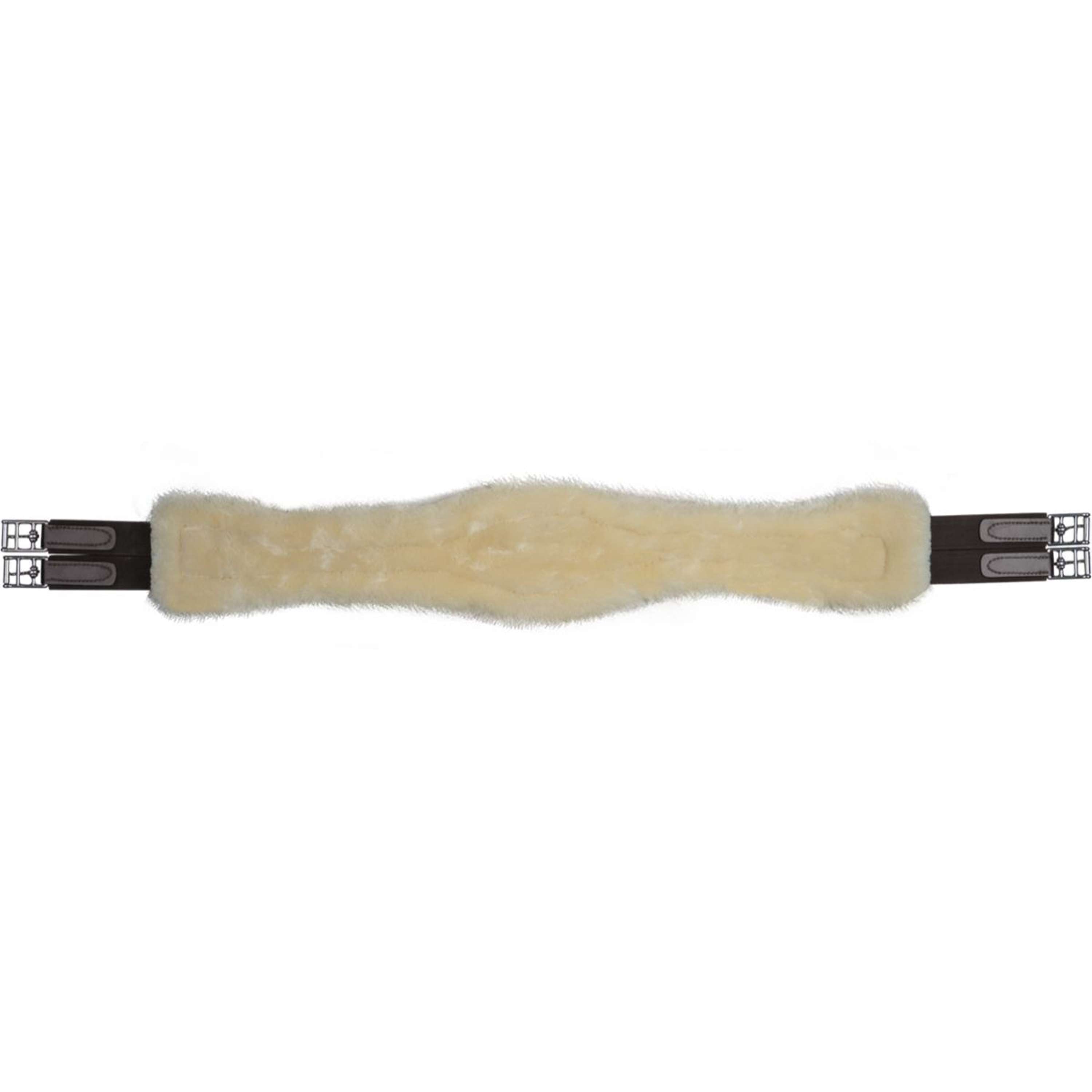Waldhausen Popręg Leather ECO Wool Brązowy