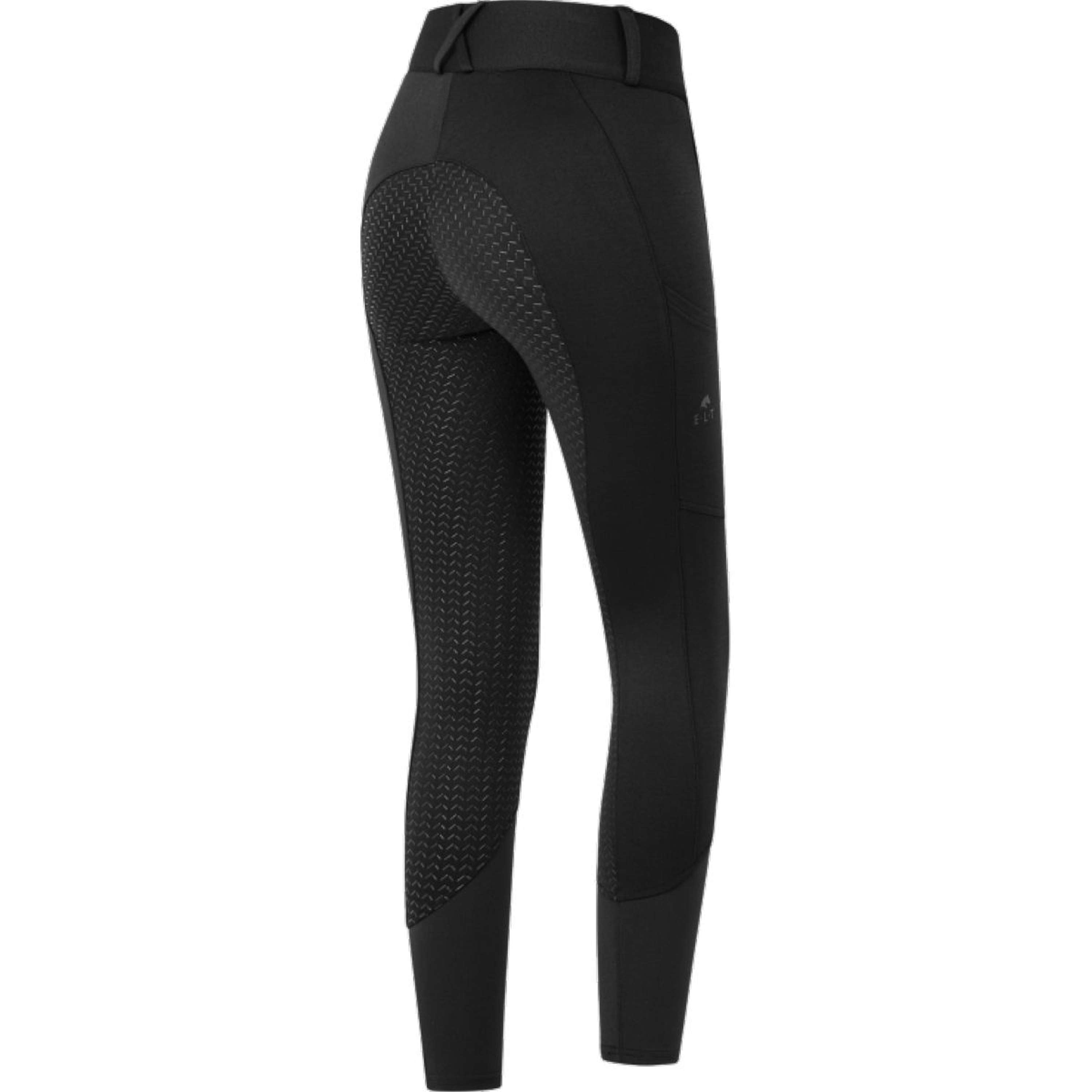ELT Bryczesy Essential Hight Waist Full Grip Czarny