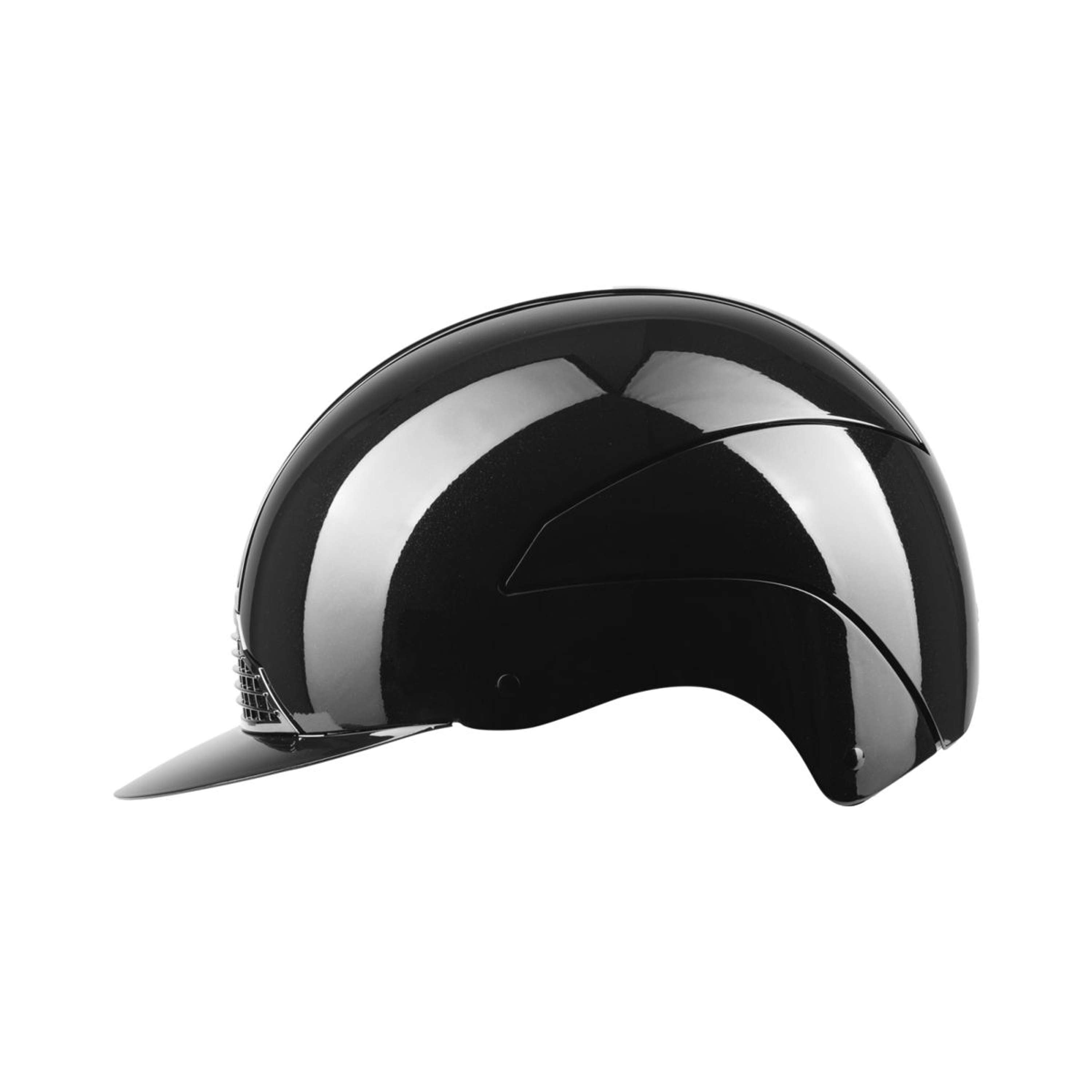 Kask jeździecki Swing H24 błyszczący czarny
