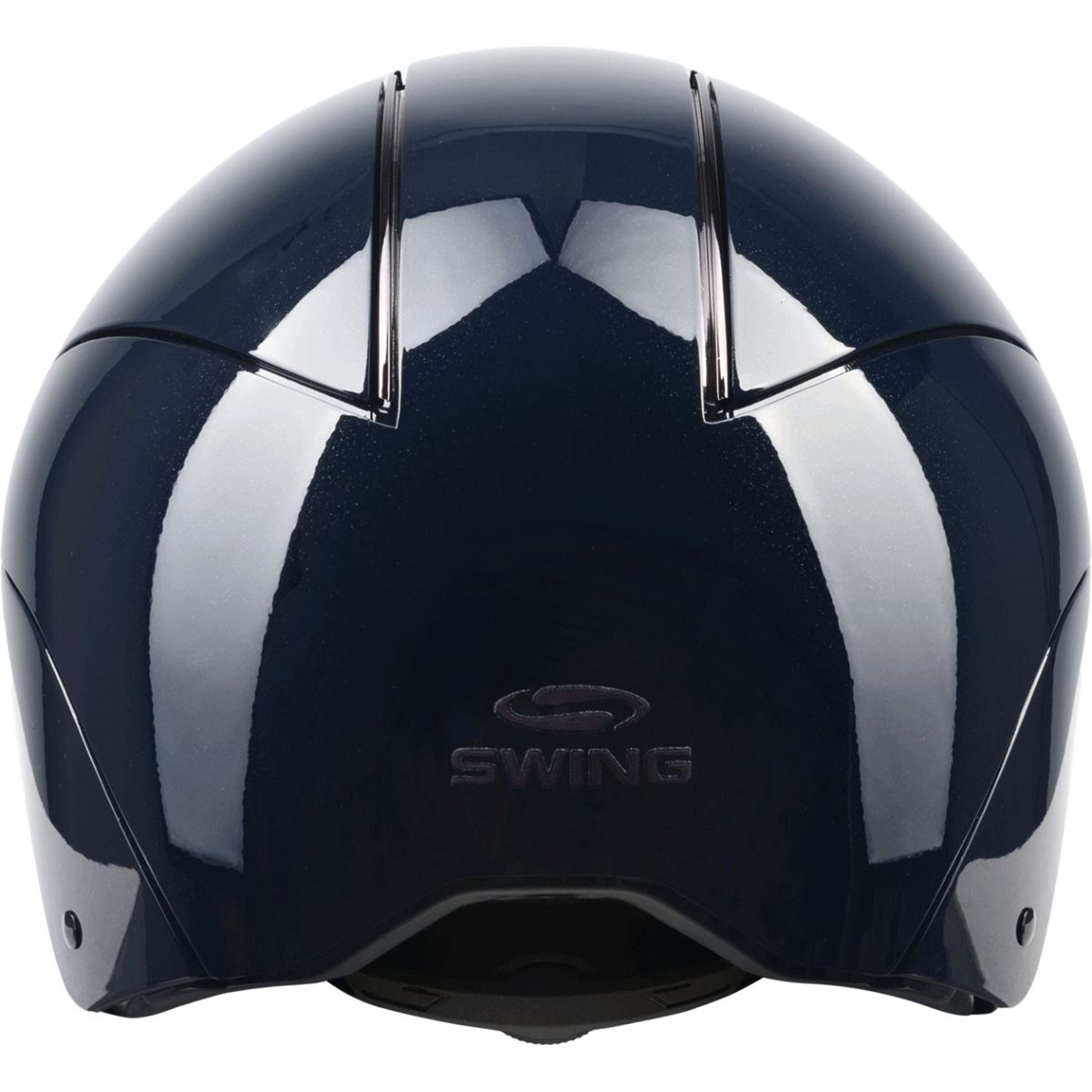 Swing Kask Jeździecki H24 Lady Glossy Granatowy