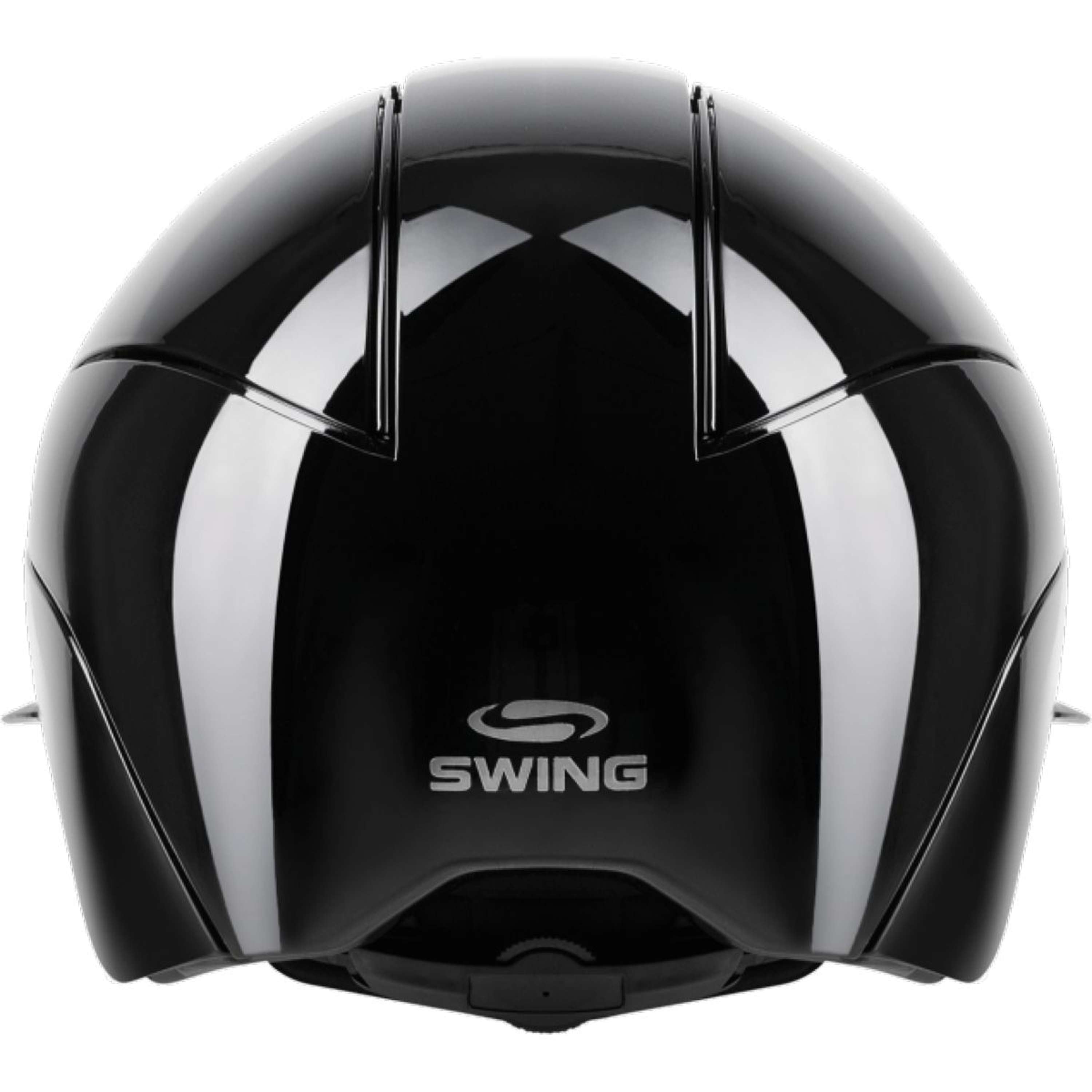 Kask jeździecki Swing H24 Lady Glossy czarny błyszczący
