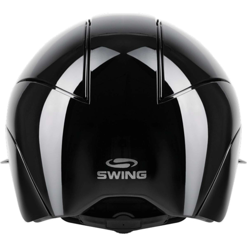Kask jeździecki Swing H24 Lady Glossy czarny błyszczący