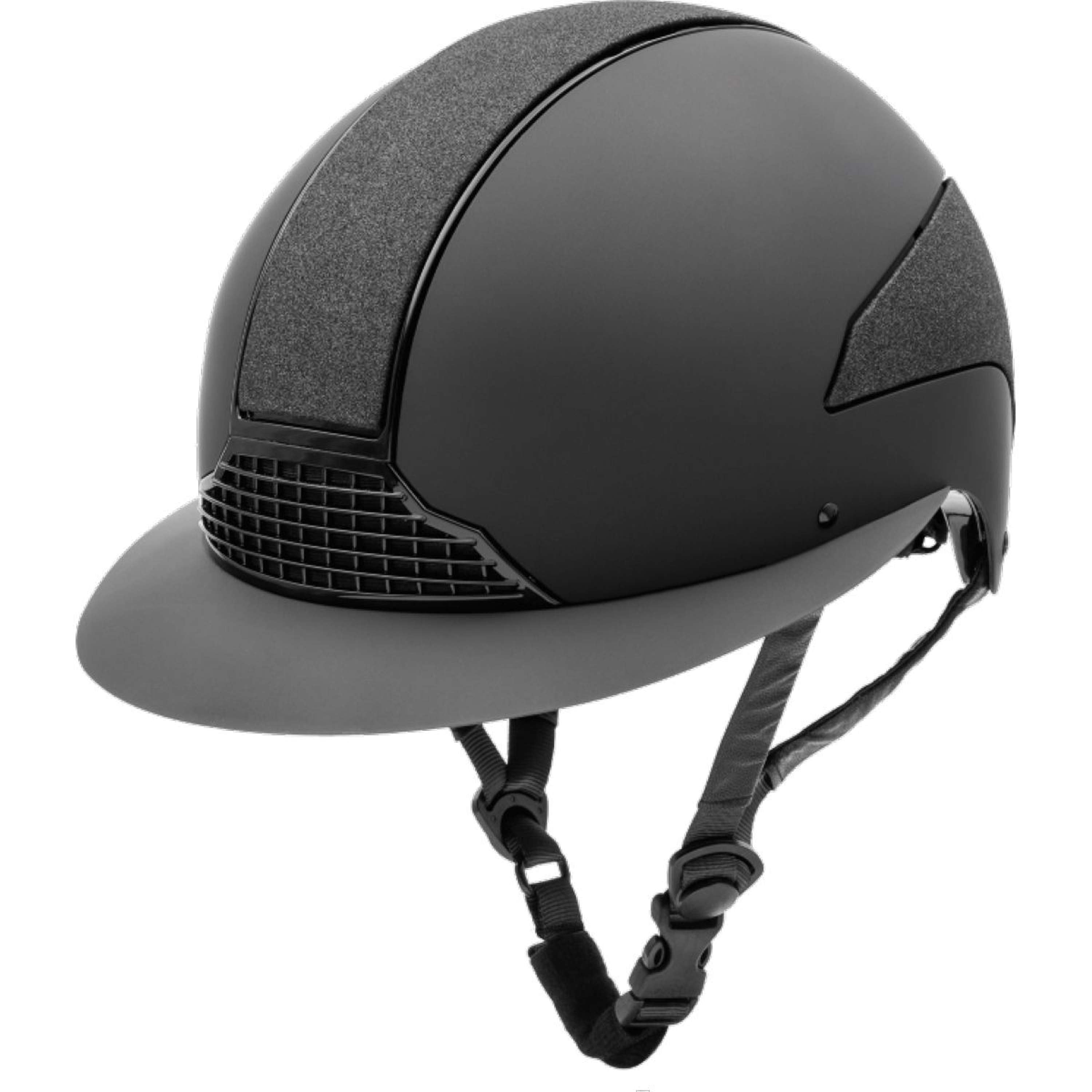 Swing Kask Jeździecki H24 Lady Shine Matowy Czarny