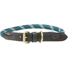 WeatherBeeta Dog Collar Lina Skóra Hunter Green/Brown
