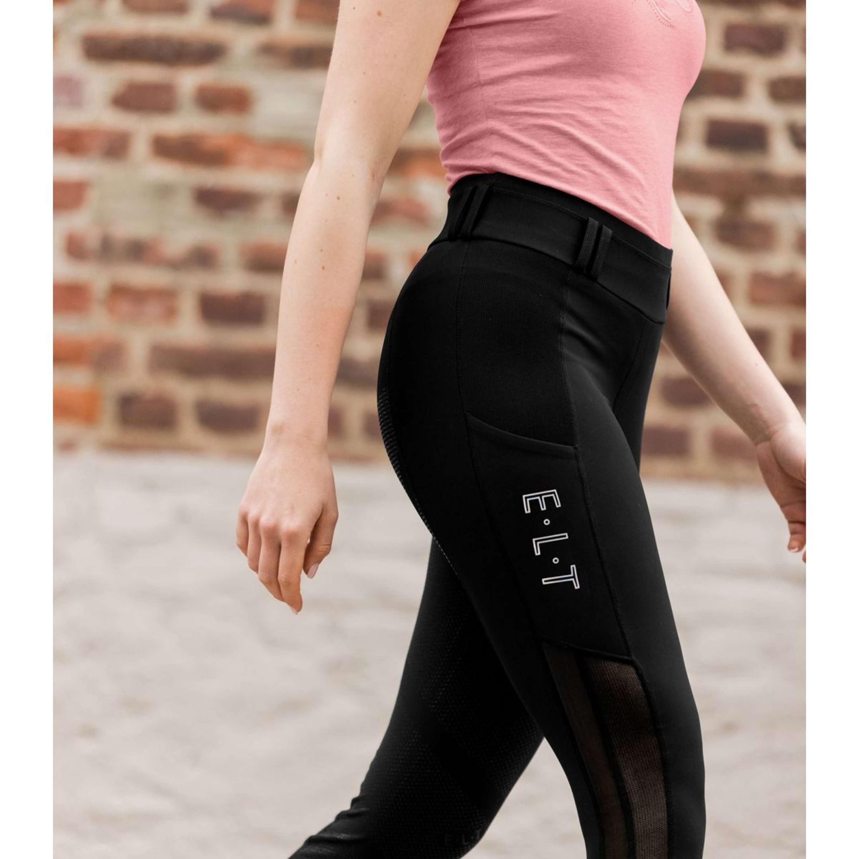 ELT Legginsy Jeździeckie Nina Czarny