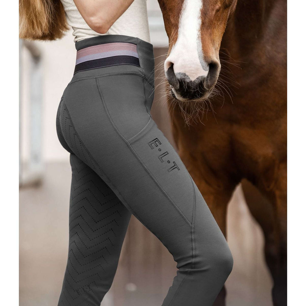 ELT Legginsy Jeździeckie Nala Asfaltowy