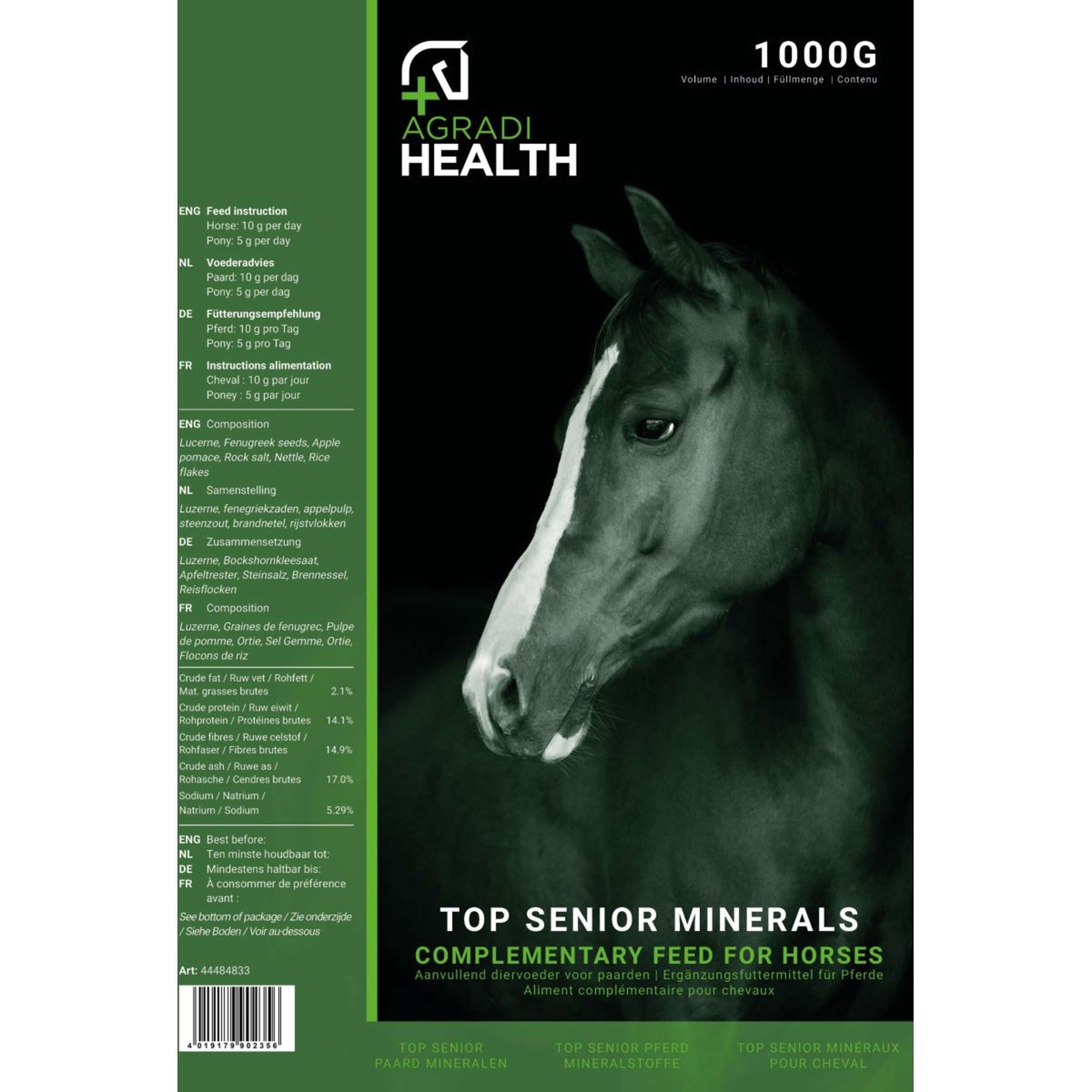 Agradi Health Top Senior Koń Minerały
