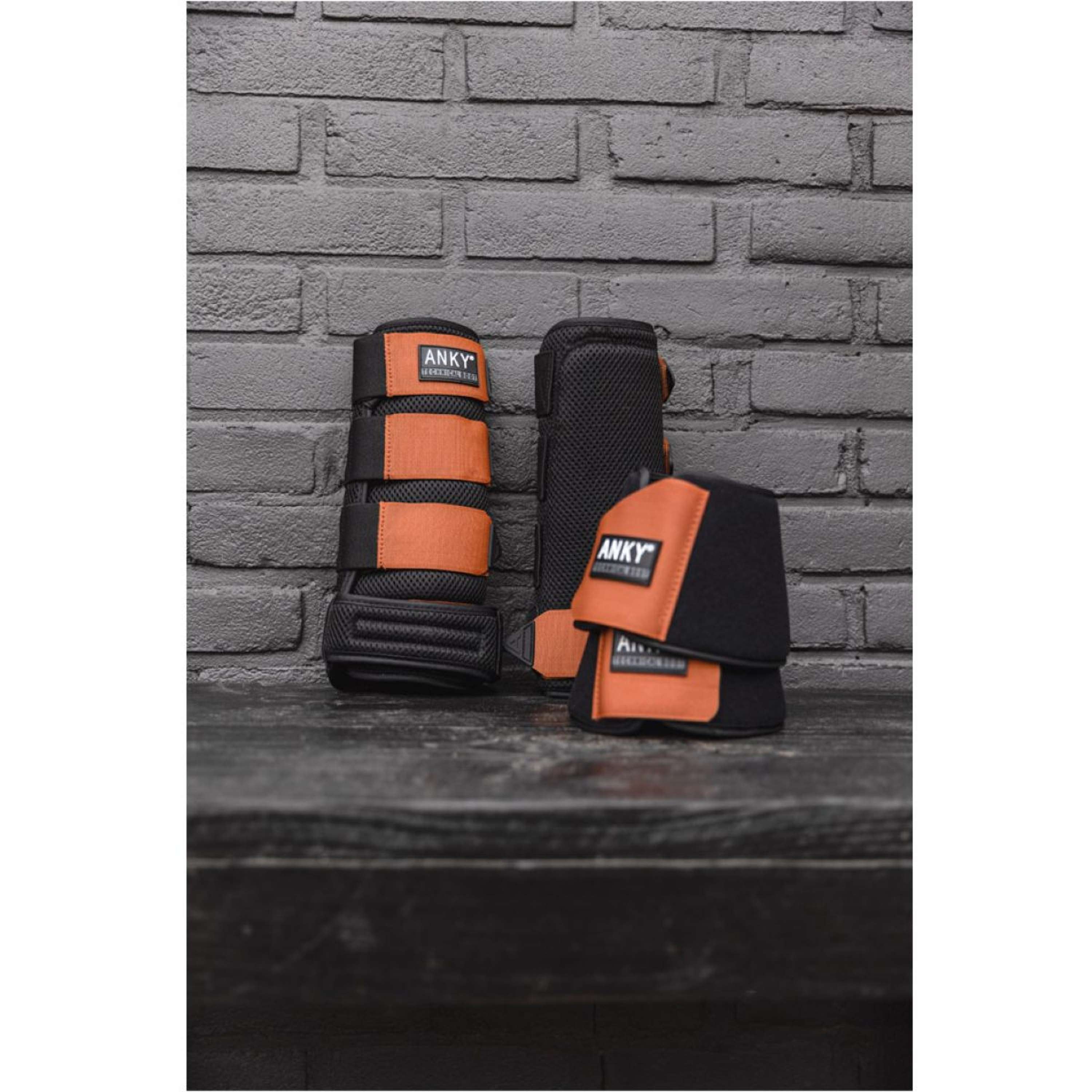 ANKY Ochraniacz 3 W 1 3D Mesh Black/Rust